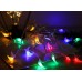 Guirnalda de luces LED de luna multicolor adorno navideños. Dale un ambiente mágico y vibrante. Por Mayoreo D-22105