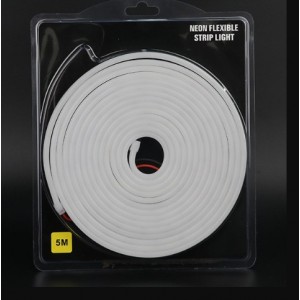 Tira LED flexible – Luz decorativa autoadhesiva para interiores- 5x11mm 12V color amarillo limón (LY)- Por Mayoreo D-22297