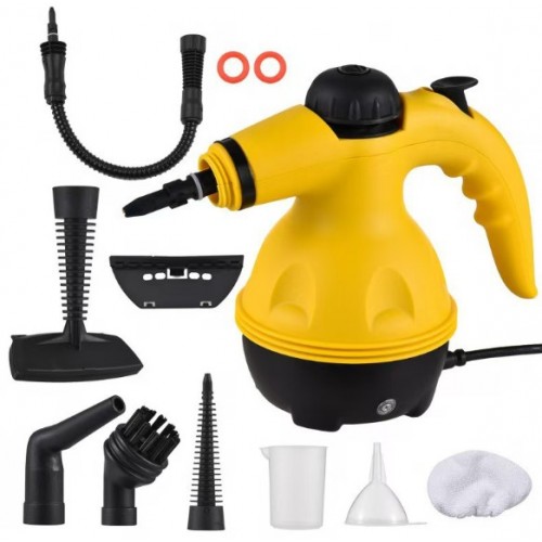 Limpiador a Vapor Portátil 9 en 1 de Alta Presión, Multifuncional para Cocina, Baño, Ropa y Auto – Desinfecta y Elimina Grasa con Potente Vapor Caliente- Por Mayoreo  DF-A001