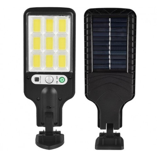 Lámpara solar LED con sensor de movimiento – Iluminación exterior recargable con control remoto, Por Mayoreo DT228