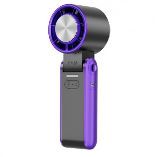 Ventilador de mano recargable de alta velocidad con carga USB con diseño de dibujos animados portátil,  por Mayoreo FS348