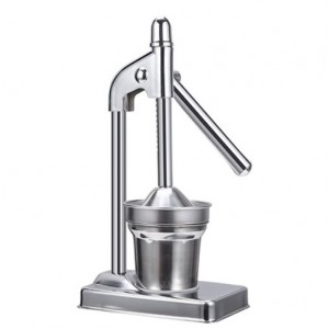 Exprimidor Manual Metálico Profesional para Naranjas y Limones | Extractor de Jugo Prensado en Frío | Exprimidor de Palanca de Acero Inoxidable, Alta Eficiencia y Fácil Uso.  Por Mayoreo GN-V1-238 