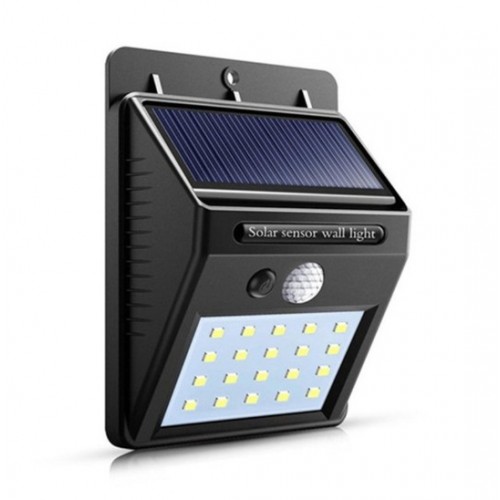 Lámpara Solar LED para Exterior con Sensor de Movimiento, Sin Cables, Ahorro de Energía, Impermeable y Recargable por Sol – Ideal para Jardín, Patio, Fachada y Pasillos. Por Mayoreo  HVH-40401