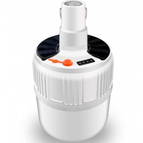 Lámpara de Emergencia Recargable, Luz LED Portátil con Gancho, Carga USB y Power Bank para Celular, Ideal para Camping, Hogar, Taller y Apagones. Por Mayoreo HVH-54401