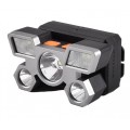 Linterna de Cabeza Recargable, Luz LED de Alta Potencia, Ajustable y Resistente, con Carga USB, Ideal para Trabajo Nocturno, Camping, Ciclismo, Pesca y Actividades al Aire Libre. Por Mayoreo HVH-82001