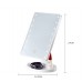 Espejo de tocador de maquillaje con luz led y control táctil plegable portátil de 360° por mayoreo HZJ34