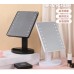 Espejo de tocador de maquillaje con luz led y control táctil plegable portátil de 360° por mayoreo HZJ34