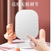 Espejo de maquillaje LED ovalado con control táctil ajuste de luz, portátil por mayoreo HZJ35