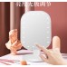 Espejo de maquillaje LED ovalado con control táctil ajuste de luz, portátil por mayoreo HZJ35