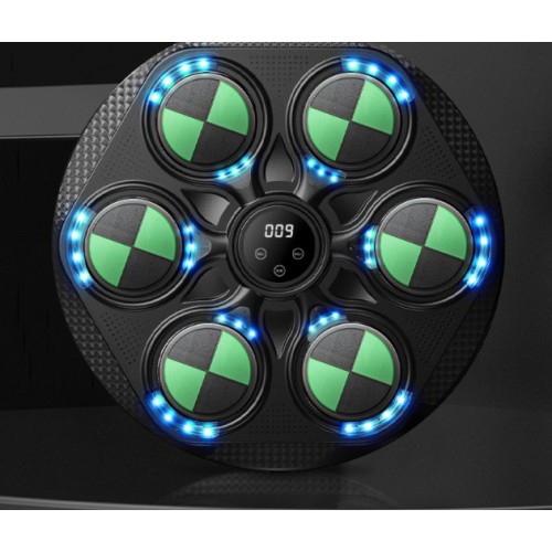 Máquina de Boxeo Inteligente luces LED interactivas y conexión Bluetooth. Ideal para entrenamiento de reflejos, coordinación y cardio. Por Mayoreo JSL-3404