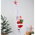 Santa Claus escalador con escalera roja o blanca – Figura navideña colgante con movimiento y luces, funciona con pilas-– Adorno navideño colgante para árbol, ventana o pared de 70cm-Por Mayoreo  M6143-12 Santa Claus escalador con escalera roja o blanca – Figura navideña colgante con movimiento y luces, funciona con pilas-– Adorno navideño colgante para árbol, ventana o pared de 70cm-Por Mayoreo  M6143-12