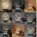 Lámpara LED acrílica para dibujo y mensajes personalizados, luz nocturna creativa con marcador borrable, ideal para regalos, decoración y escritorio. Por Mayoreo N3-036