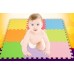 Tapete infantil de colores – Alfombrilla antideslizante de ensamble- alfombrillas gruesas- 30x1,0x30cm, Por Mayoreo P-11482