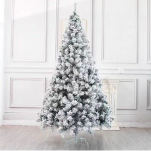 Árbol navideño nevado artificial de 180cm con 511 ramas de base metálica. Decoración navideña Por Mayoreo  SDS110 