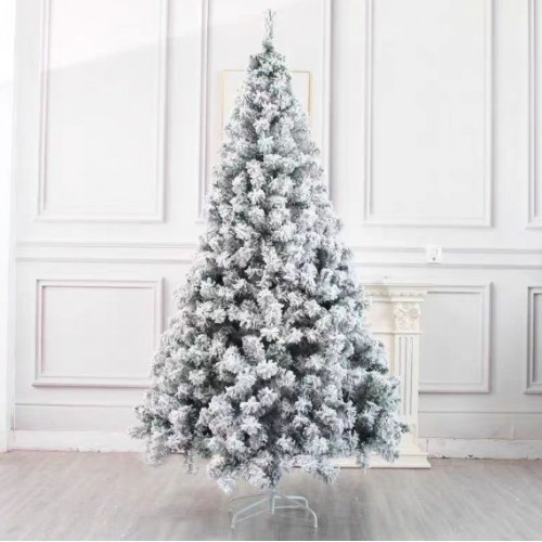 Árbol navideño nevado artificial tipo pino de 180cm con base metálica, Por Mayoreo  SDS110 