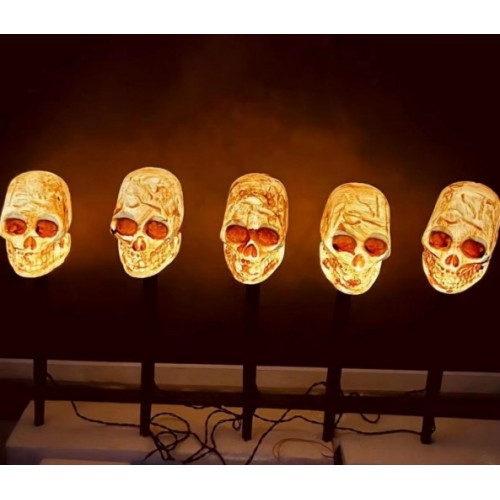 Luz solar impermeable para jardín, patio, césped, para Halloween, decoración, luz fantasma, calavera Por Mayoreo  SF-2320