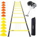 Kit de Entrenamiento Deportivo, Escalera de Agilidad con Conos y Estacas, Entrenamiento Funcional y Velocidad con vallas, equipo de fitness por Mayoreo TY227