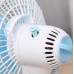 Ventilador portátil ajustable, compacto y silencioso, ideal para escritorio, repisas, camas, cunas o mesas de trabajo, Por Mayoreo TZFS-01