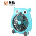 Ventilador infantil con diseño de búho, compacto, silencioso y seguro para niños, ideal para recámara o escritorio recargable, Por Mayoreo TZFS-04