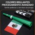 Trompeta de fútbol color verde, ideal para animar partidos, incluye cordón para colgar y diseño con bandera de México. por Mayoreo 2159-10 Trompeta de fútbol color verde, ideal para animar partidos, incluye cordón para colgar y diseño con bandera de México. por Mayoreo 2159-10