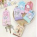 Llavero retráctil con tarjeta y bolsa para llaves – portallaves y tarjetero bonitos diseños kawaii Por Mayoreo V2-016