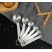 Set de cucharas medidoras de acero inoxidable con medidas grabadas – Juego de 6 piezas para utensilios de cocina, para condimentar, Por Mayoreo  V2-100