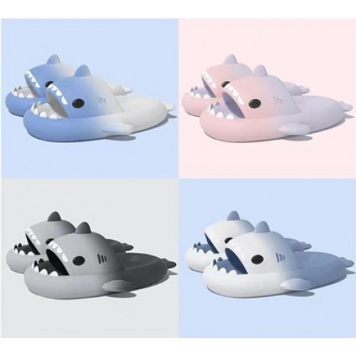 Sandalias de tiburón unisex – chanclas de moda cómodas y antideslizantes – colores surtidos; Tallas 36,37,38,39. Por Mayoreo  V2-113