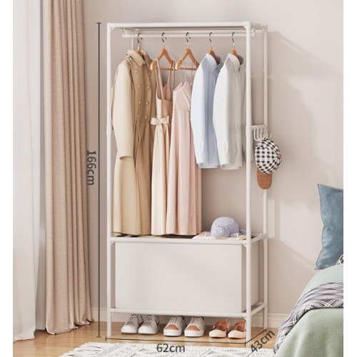 Perchero armario organizador multifuncional con barra para ropa, zapatera y cajón amplio. 166 cm Por Mayoreo V2-2307 Perchero armario organizador multifuncional con barra para ropa, zapatera y cajón amplio. 166 cm Por Mayoreo V2-2307