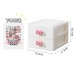 Caja organizador multifuncional de Escritorio con Cajones y Moño Kawaii – Para almacenar Por Mayoreo V3-048