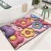 Tapete decorativo antideslizante para baño – diseños kawaii y florales. Antideslizante, absorbente y suave al tacto. Por Mayoreo V4-016