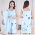 Bata toalla de baño con tirantes para mujer, diseño estampado, cómoda y ligera para casa, spa o alberca, Por Mayoreo W-BB-973