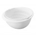 Colador Giratorio con Drenaje Automático para Cocina, Doble Capa Ideal para Lavar Frutas y Verduras. Mayoreo W-CLSL5178