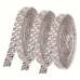 Cinta adhesiva decorativa tipo diamante – Efecto strass brillante  Rollo flexible de 1M – Por Mayoreo W-FTZ5098