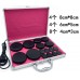Caja de piedras de masaje spa de piedras volcánicas. Set de piedras calientes para masaje con estuche y cable – 16 piezas de diferentes tamaños – Terapia relajante – Por Mayoreo  W-GAM902-1