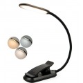 Lámpara de Lectura LED con Pinza y Cuello Flexible – Luz Blanca, Portátil para Libros, Escritorio y Cabecera, Por Mayoreo W-JDJ8027