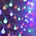 Serie de 16 luces LED en forma de bombilla redonda multicolor para decoración de 3m, Por Mayoreo  W-RSDY5378