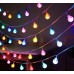 Serie de 16 luces LED en forma de bombilla redonda multicolor para decoración de 3m, Por Mayoreo  W-RSDY5378