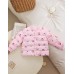 Chamarras acolchadas infantiles de invierno con cuello redondo – Varios colores y estampados – Unisex  Por Mayoreo W-TMF2571