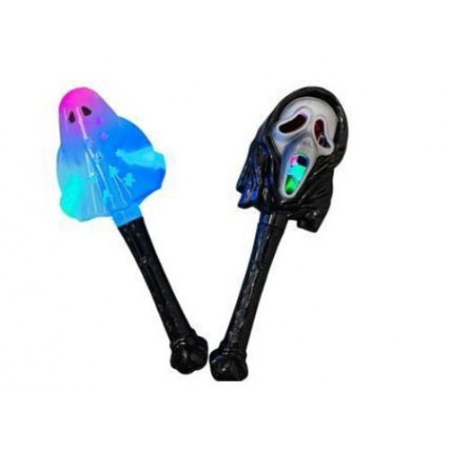 Juguetes luminosos Halloween con fantasma y máscara de terror – Palitos LED brillantes para niños y eventos nocturnos. Por Mayoreo WSJPPS- B904