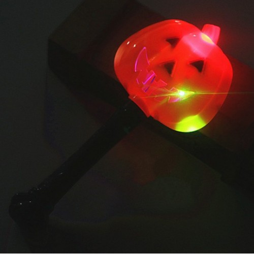 Juguetes luminosos Halloween con calabaza LED – Varitas LED para niños y fiestas, Por Mayoreo WSJPPS- B901