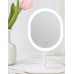 Espejo de tocador con luz LED táctil regulable, diseño ovalado portátil con base organizadora para maquillaje y cuidado personal- Por Mayoreo  WSM-2595
