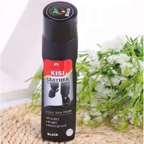 Crema para zapatos de cuero KISI (negro)| Brillo instantáneo y renovación del color | Por Mayoreo  XY1698-1