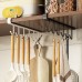 Colgador, estante de almacenamiento de ganchos para cocina | Organizador bajo repisa para tazas, tapas y utensilios | Soporte colgante ahorra espacio, Por Mayoreo YD190 Colgador, estante de almacenamiento de ganchos para cocina | Organizador bajo repisa para tazas, tapas y utensilios | Soporte colgante ahorra espacio, Por Mayoreo YD190
