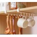Colgador, estante de almacenamiento de ganchos para cocina | Organizador bajo repisa para tazas, tapas y utensilios | Soporte colgante ahorra espacio, Por Mayoreo YD190 Colgador, estante de almacenamiento de ganchos para cocina | Organizador bajo repisa para tazas, tapas y utensilios | Soporte colgante ahorra espacio, Por Mayoreo YD190