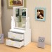 Organizador de Maquillaje con Espejo Giratorio y Cajones, Tocador Portátil de Escritorio para Cosméticos, multifuncional accesorios, Ideal para el Hogar ”25*13*16cm, Por  Mayoreo  YZ25011901
