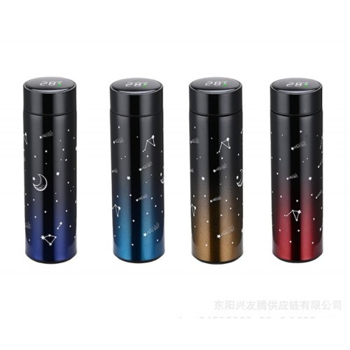 Termo lunar de acero inoxidable 500 ml | Botella térmica  y colores degradados, Por Mayoreo ZH-506