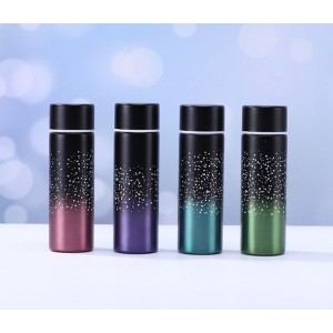 Termo brillante 500 ml de acero inoxidable | Botella térmica degradada antiderrames, Por Mayoreo ZH-507