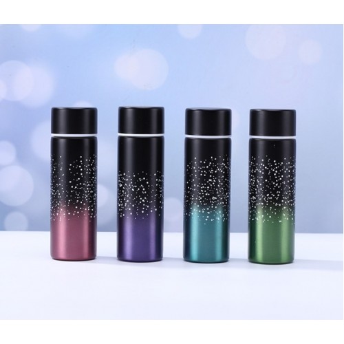 Termo brillante 500 ml de acero inoxidable | Botella térmica degradada antiderrames, Por Mayoreo ZH-507