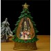 Lámpara navideña musical luminosa con diseño de árbol - Decoración con luces y figuras. Por Mayoreo D-20967