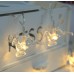 Luces LED navideñas en forma de renos – Guirnalda luminosa multicolor. Para decoración navideña de dormitorios y centros comerciales Por Mayoreo D-21358
